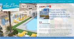 Desktop Screenshot of hotel-residence-les-flots.com