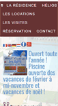 Mobile Screenshot of hotel-residence-les-flots.com